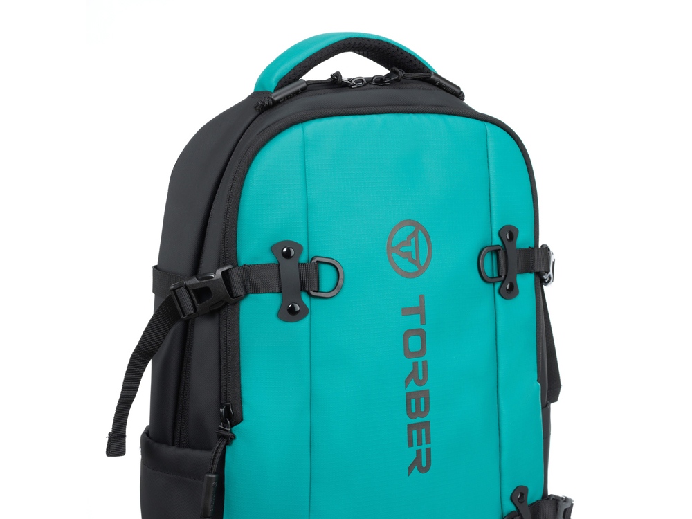 Рюкзак спортивный TORBER Xtreme 18, зелёный/чёрный, 31 х 12 х 46 см, 17л-7