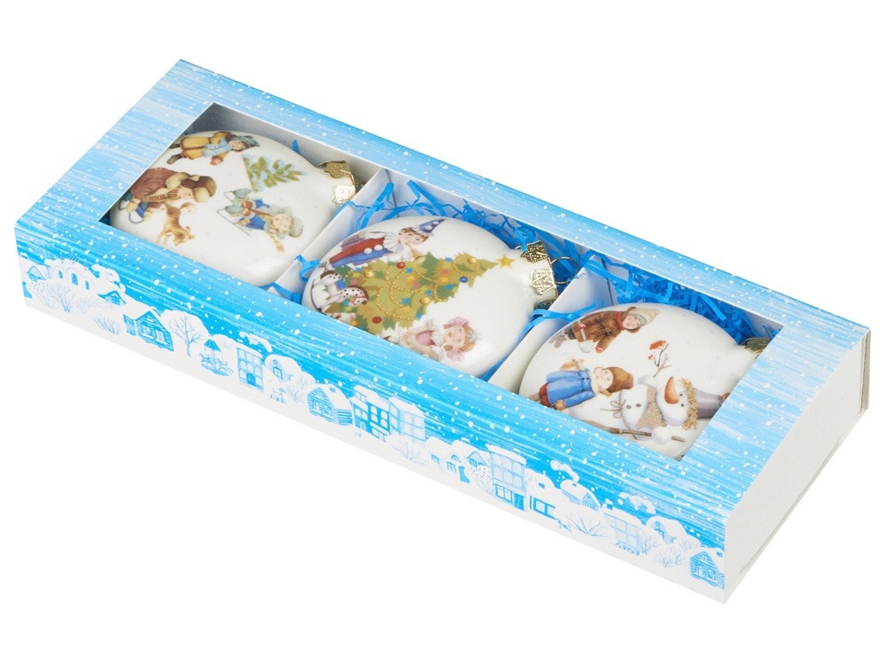 Набор новогодних игрушек, 3 шт-4