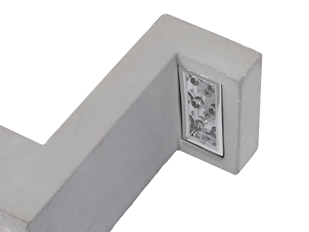 Настольная лампа из бетона Blok Lamp-4