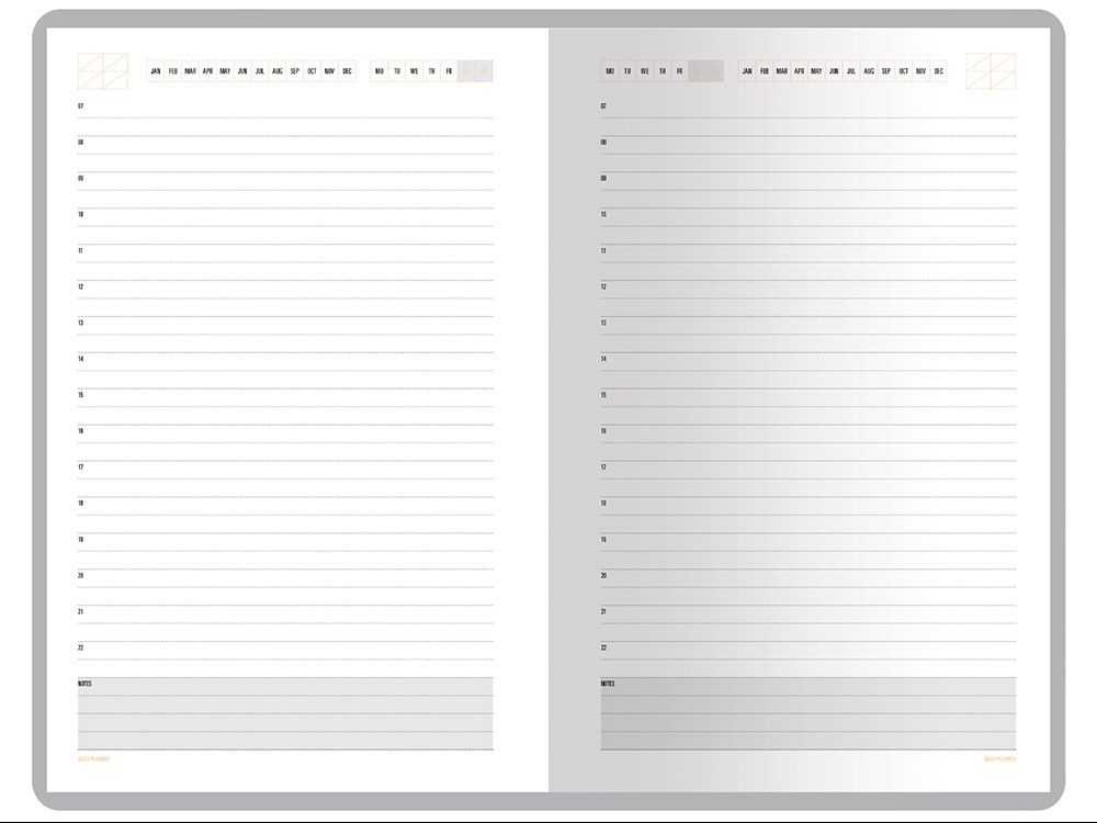 Ежедневник А5 недатированный Mercury, фиолетовый-3