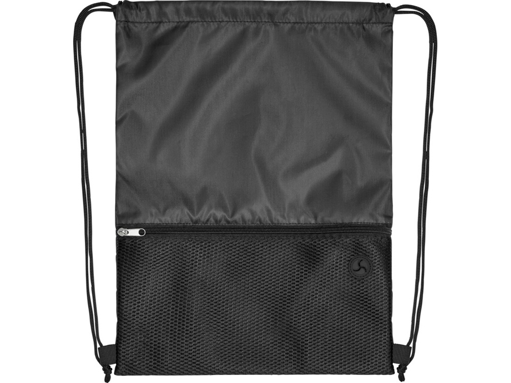 Сетчатый рюкзак со шнурком Oriole, черный-1
