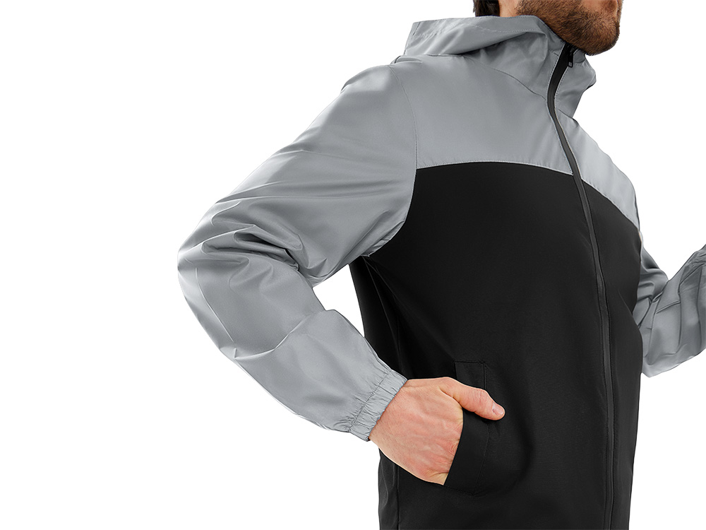 Ветровка светоотражающая Рефлектор гибрид, светоотражающий/черный-7