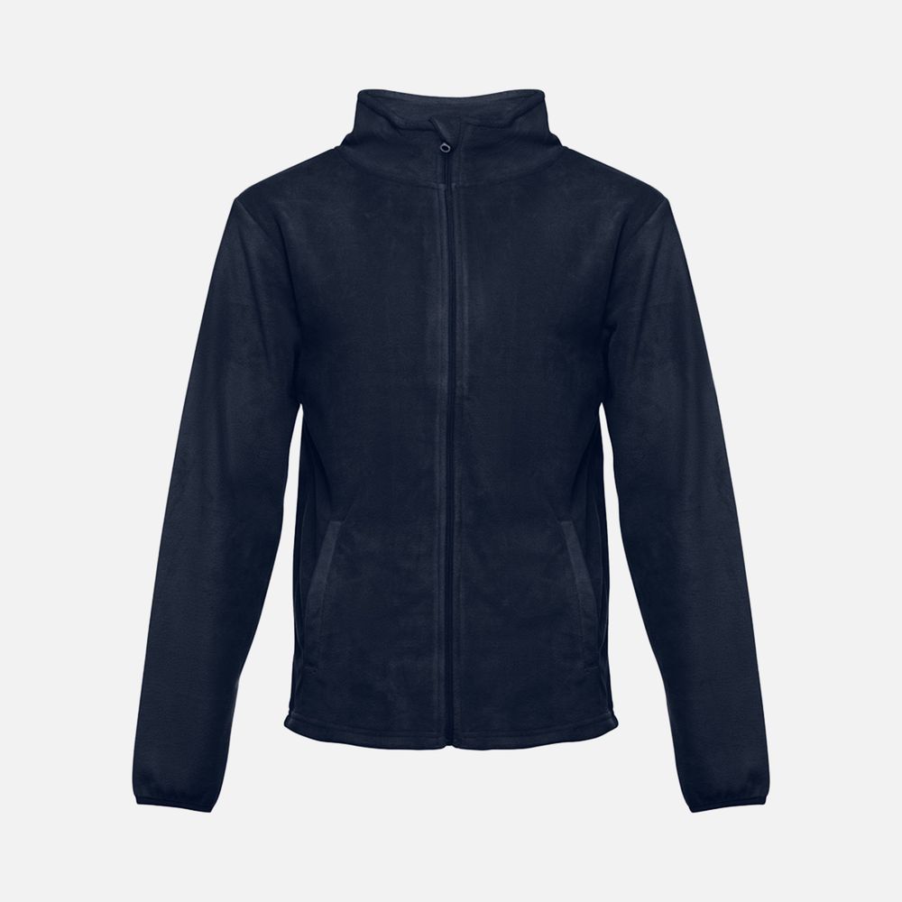Куртка флисовая мужская Helsinki, темно-синяя-0