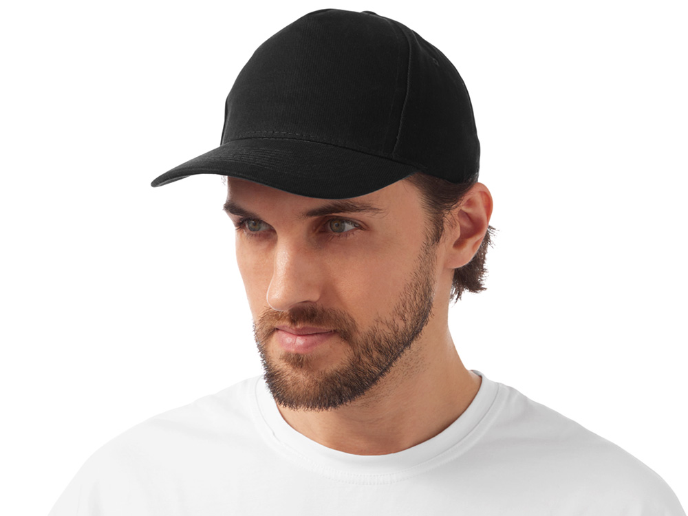 Бейсболка Florida 5-ти панельная, черный-1