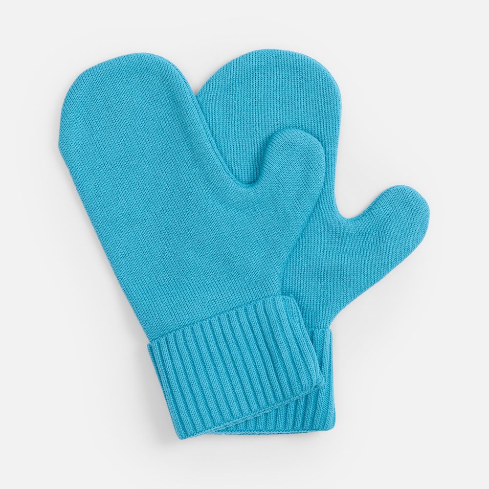Варежки Yong, ярко-голубые-1