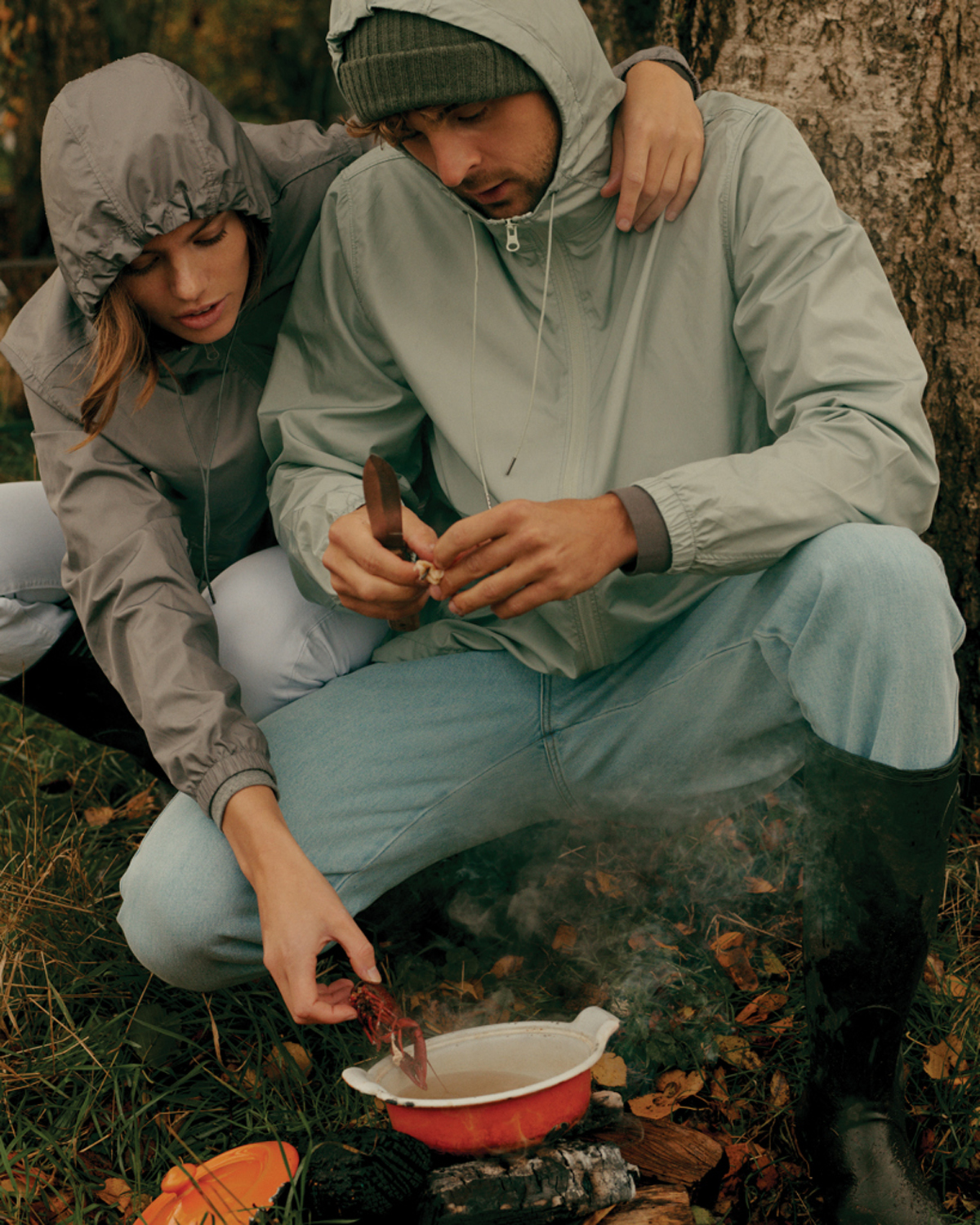 Ветровка Iqoniq Logan из переработанного полиэстера AWARE™, унисекс, 70 г/м²-4