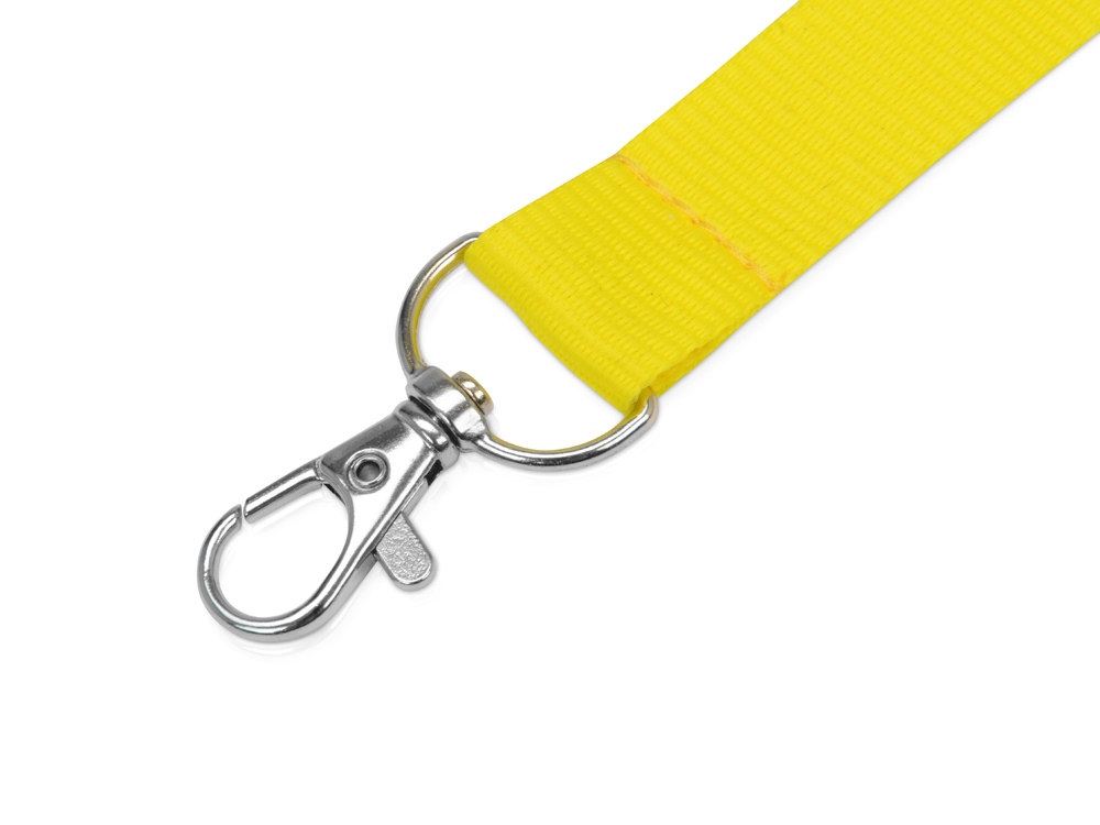 Ланьярд с карабином, желтый-1