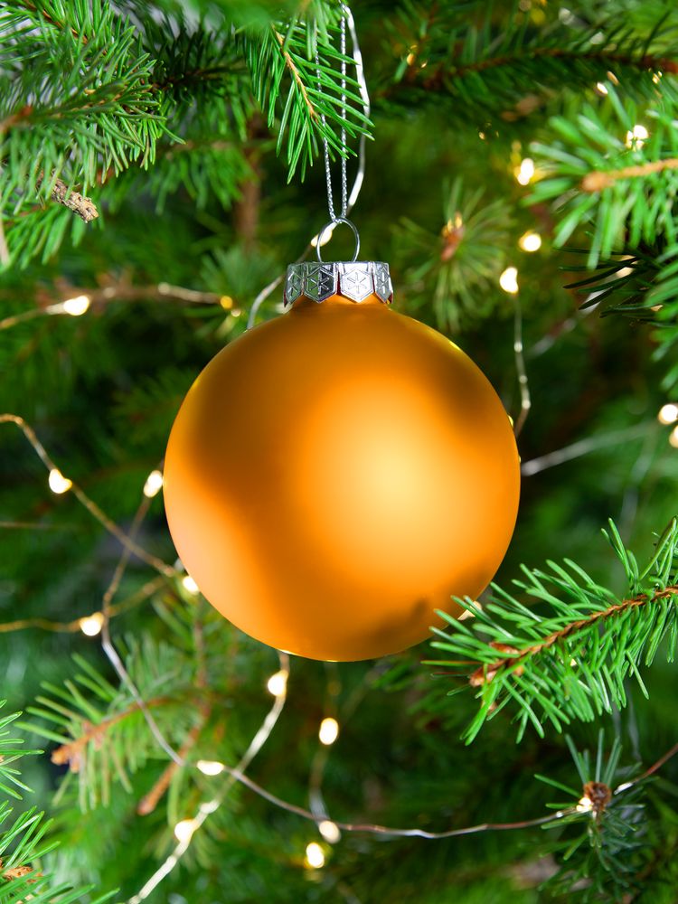 Елочный шар Finery Matt, 8 см, матовый оранжевый-2