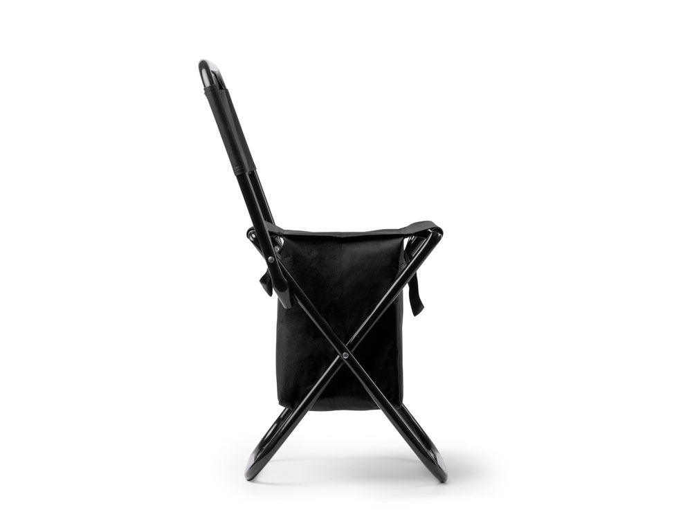 Складной уличный стул из полиэстера KOVAL, черный-1