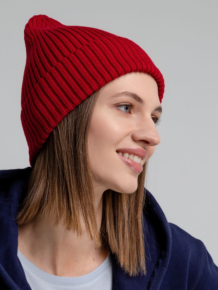 Шапка Stout, красная-3