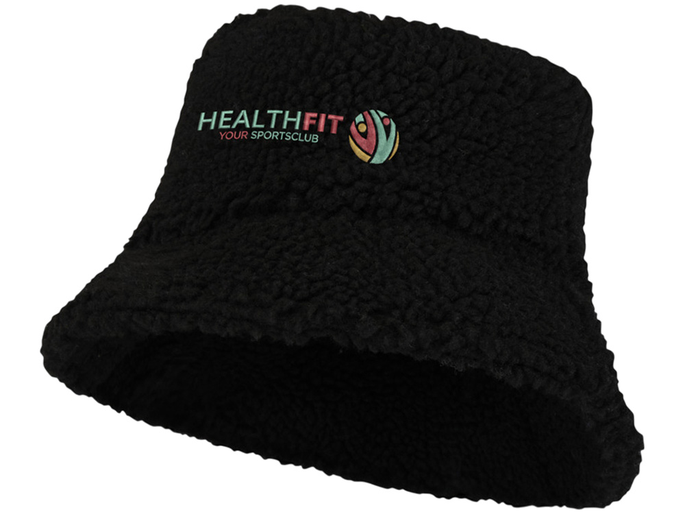 Панама Baru  из шерпа - Сплошной черный-3