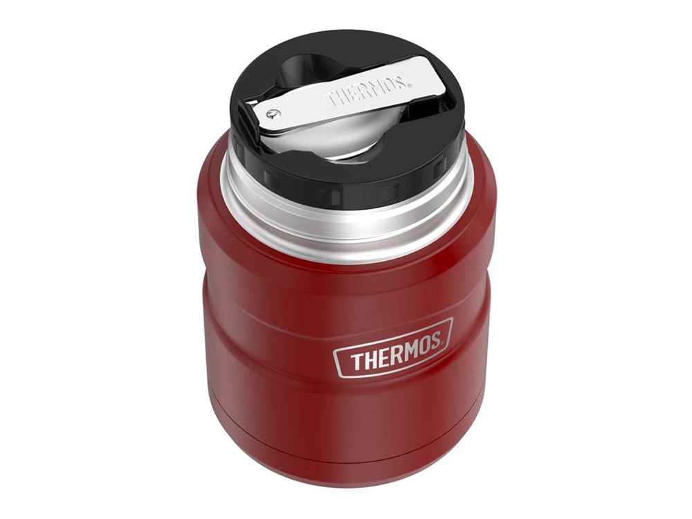 Термос из нерж. стали с ложкой тм THERMOS SK3000 MRR 0,47L-4