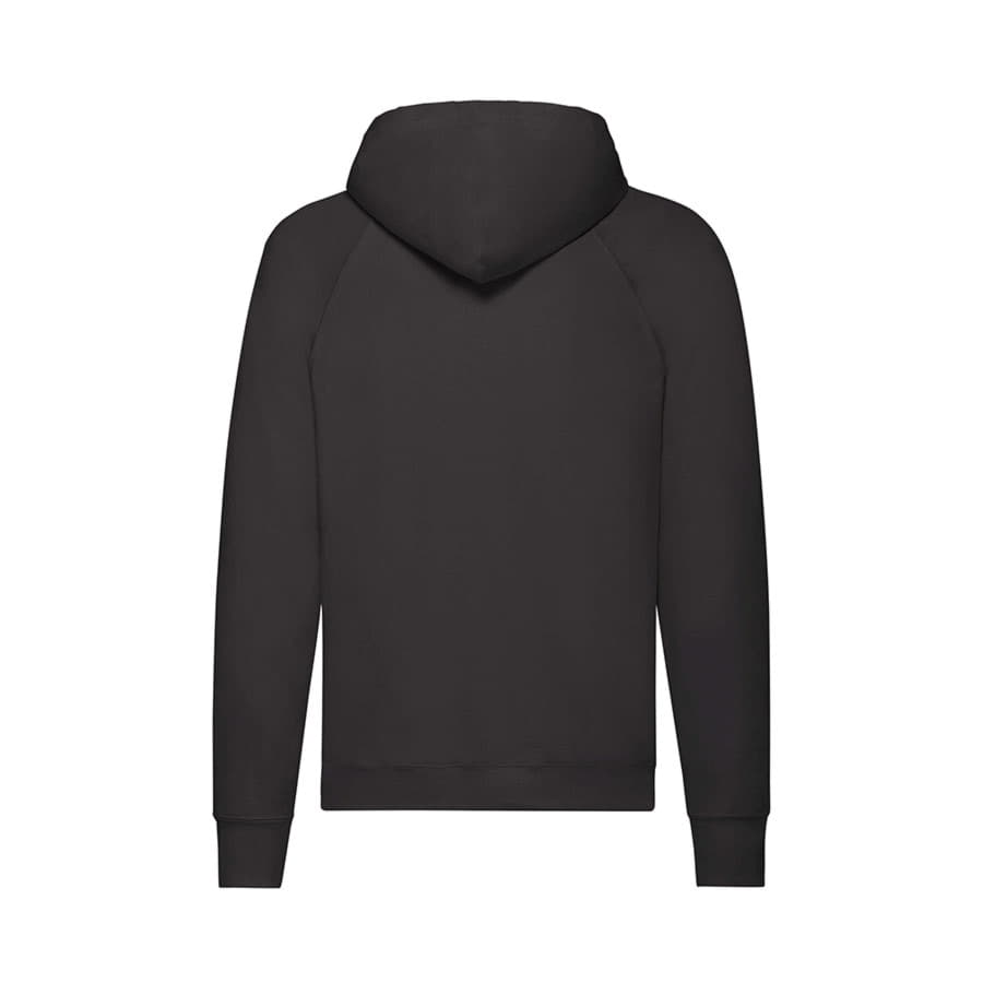 Толстовка без начеса LIGHTWEIGHT HOODED SWEAT 240, черный-5