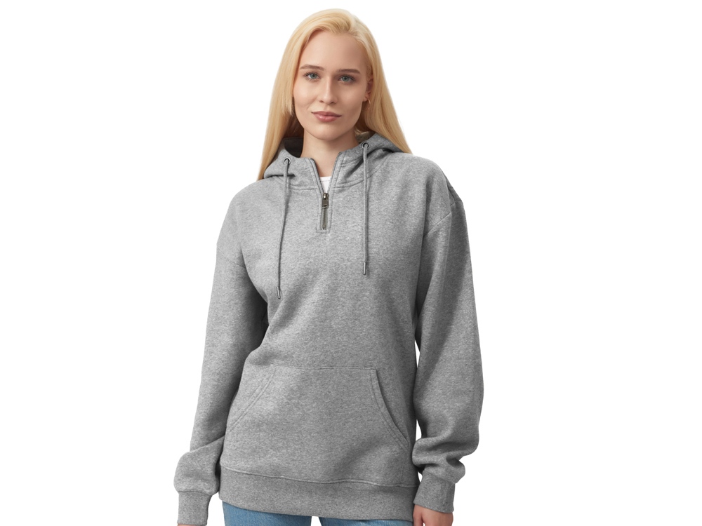 Худи Hamburg, серый меланж-2