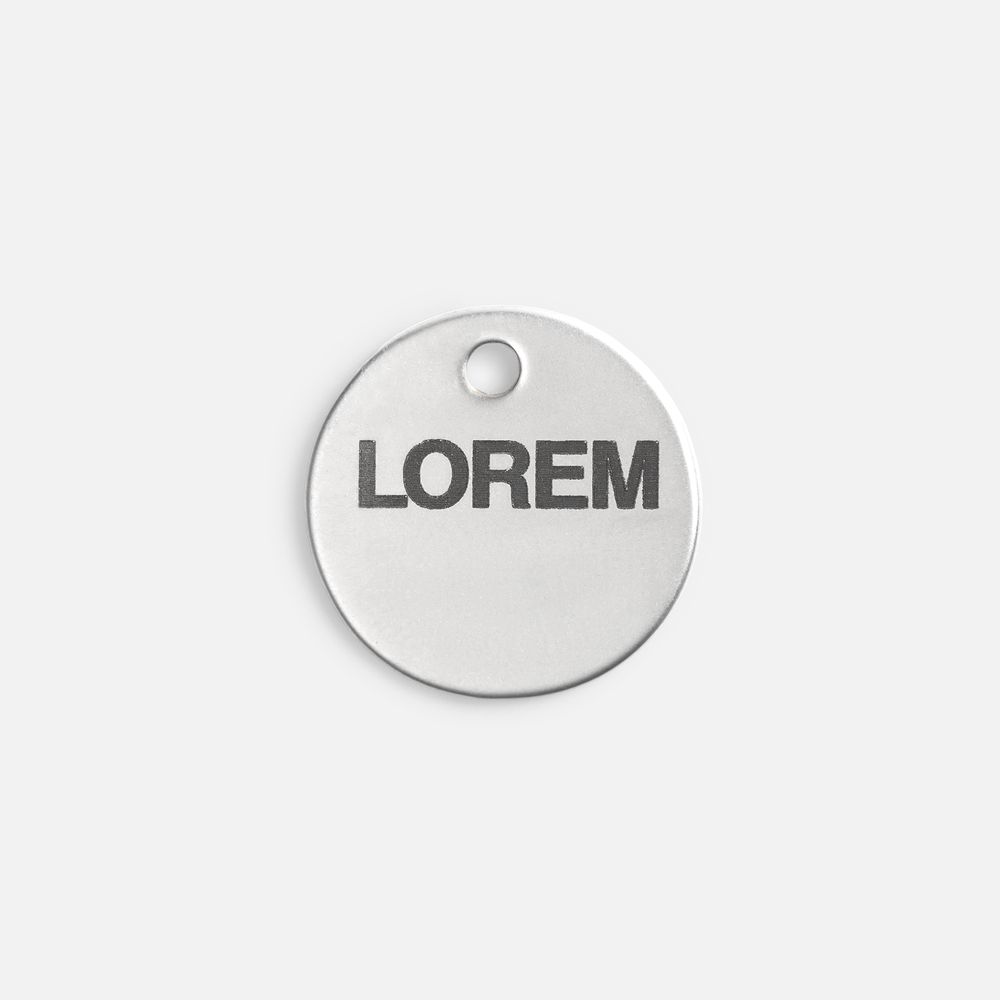 Шильдик металлический Alfa Sirkel, серебристый глянцевый-2