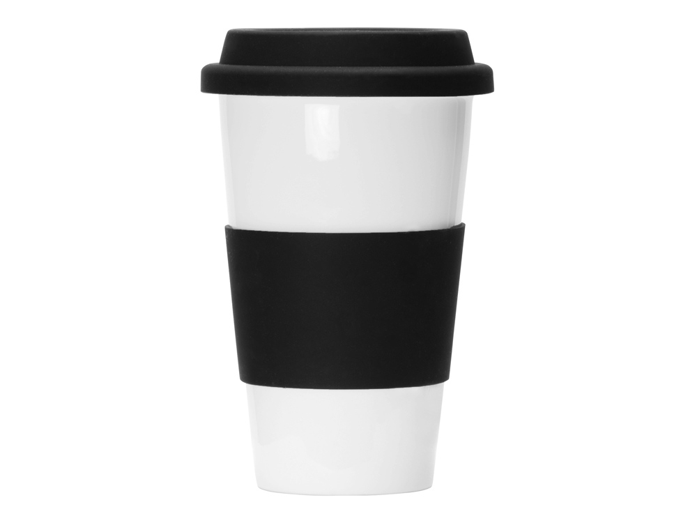 Фарфоровая кружка с двойными стенками Toronto, 300 мл, черный-2