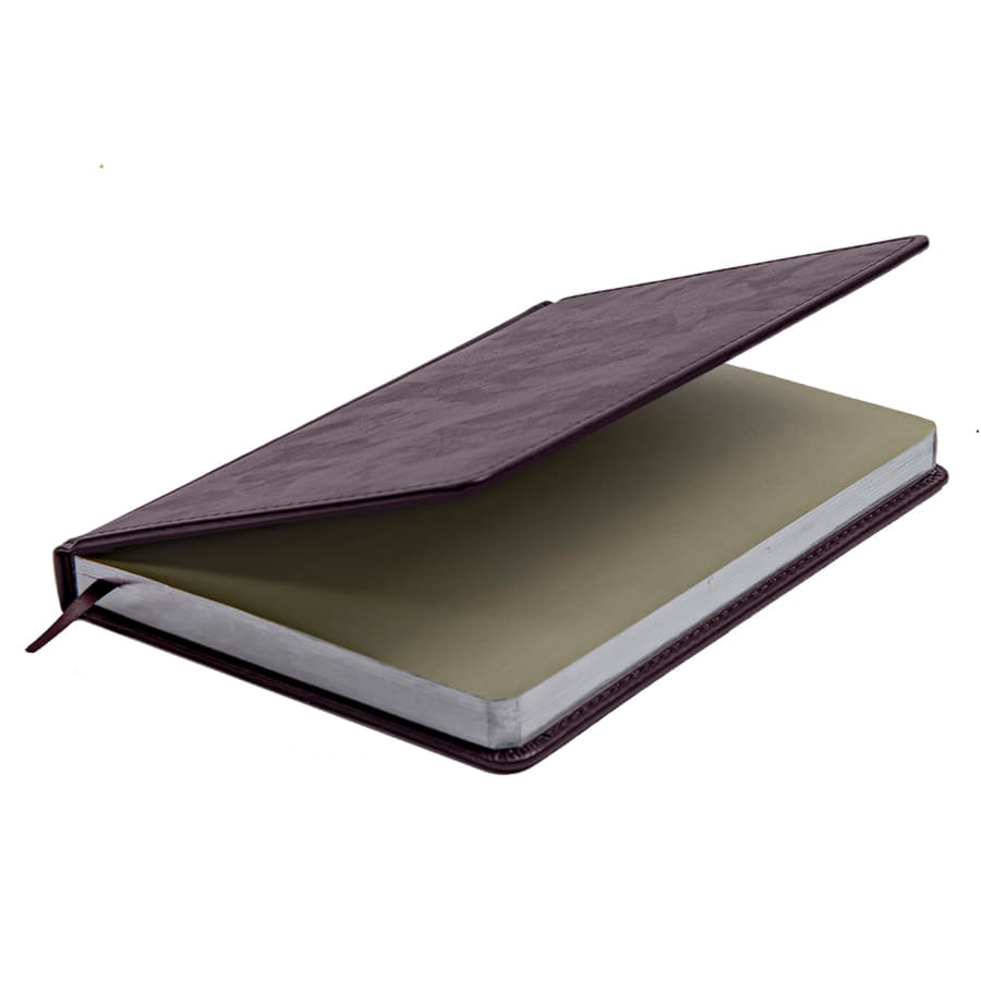 Ежедневник недатированный Joy, формат А5, в линейку, бордовый-4