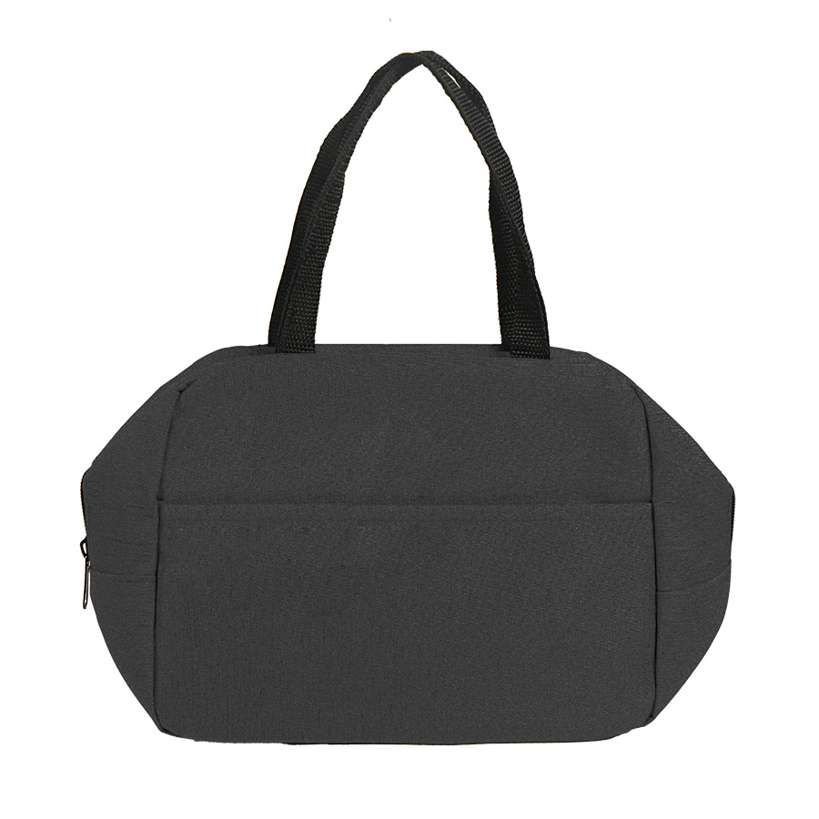 Термосумка "EAT", чёрный, 24 x 21 x 12 см, полиэстер 300D, черный-4