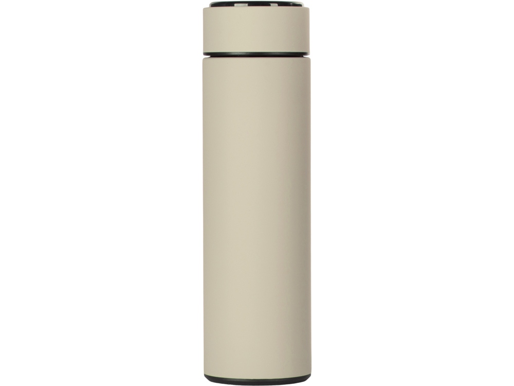 Вакуумный термос Module X с индикатором температуры, 500 мл, тубус, бежевый-1