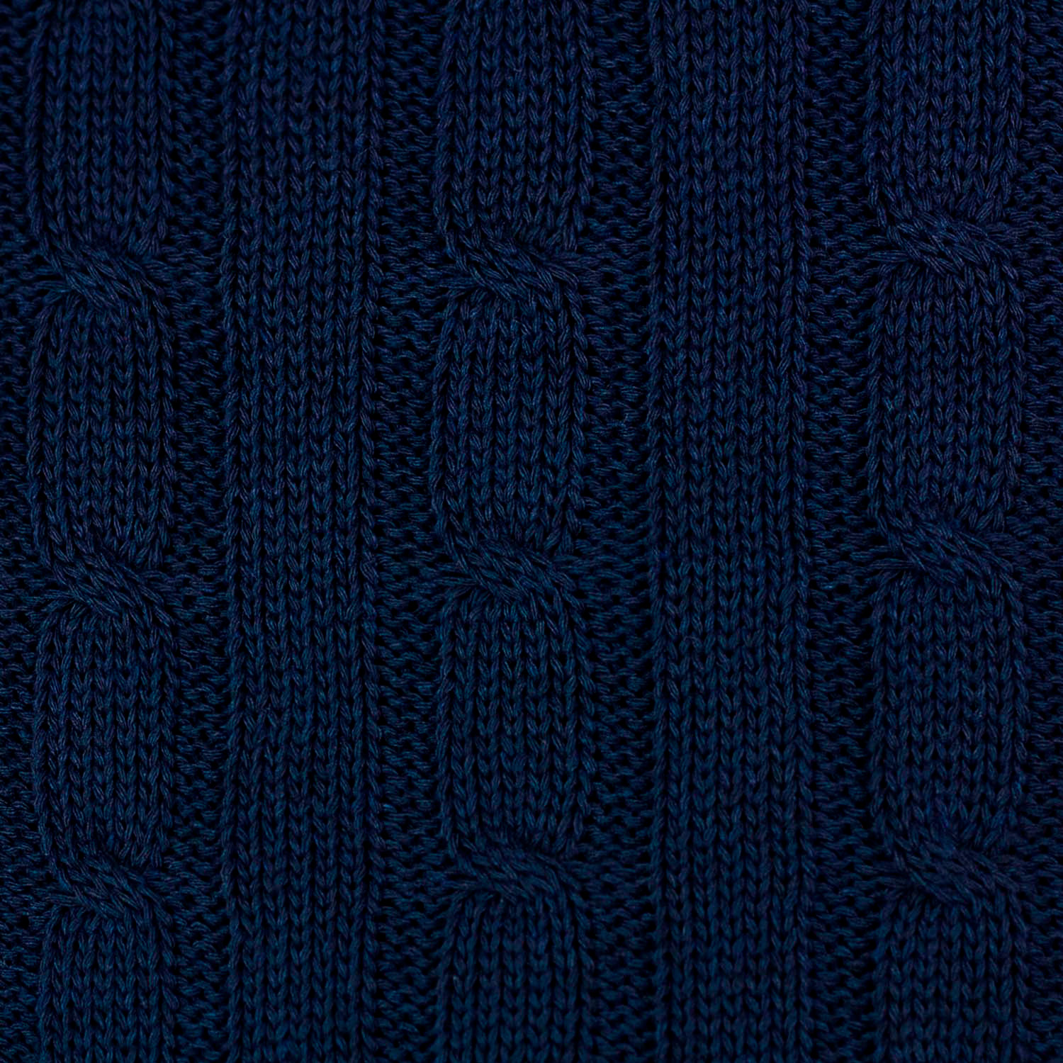 Плед Fado вязаный, синий (без подарочной коробки)-3