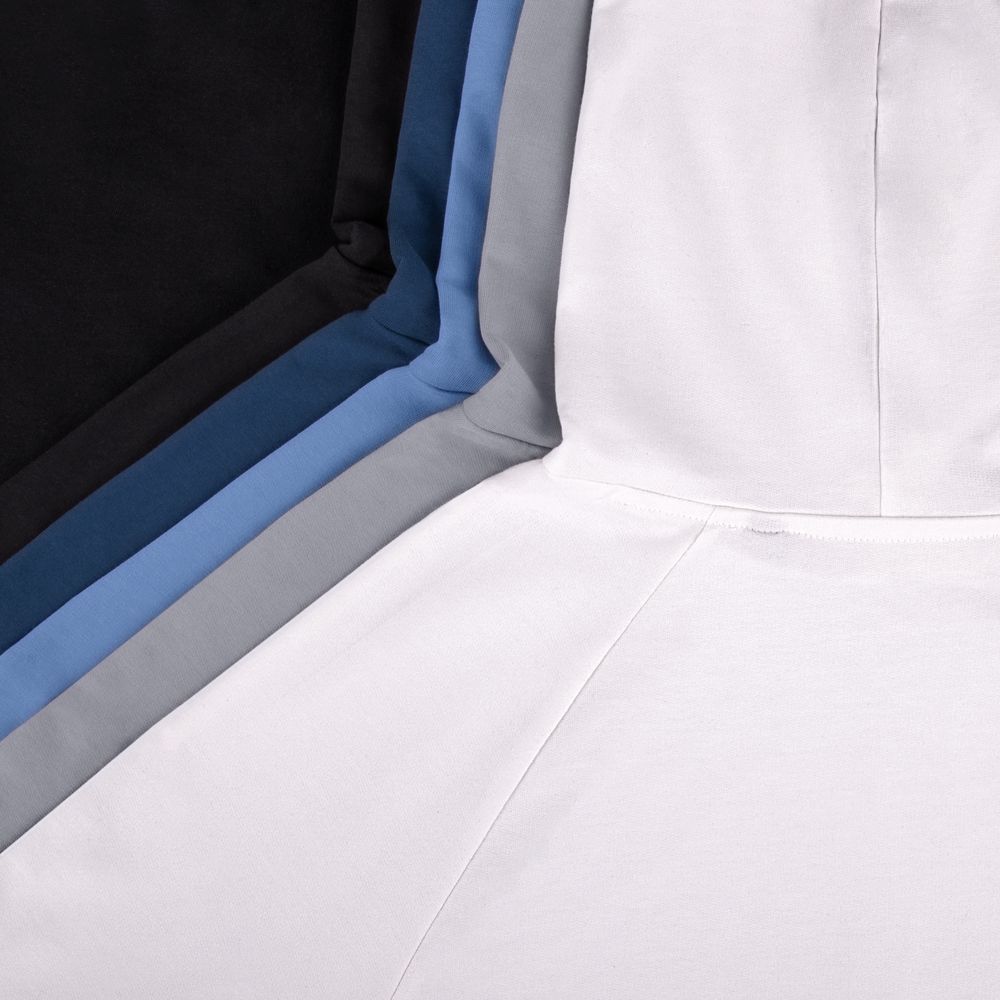 Футболка оверсайз унисекс с капюшоном Neofit, темно-синяя-3