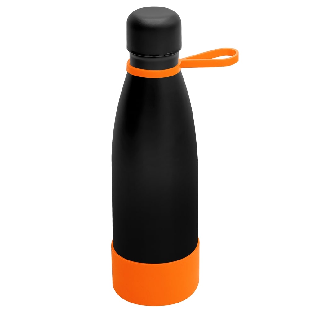 Термобутылка герметичная вакуумная Olivia To Go, Черный/оранжевый-0