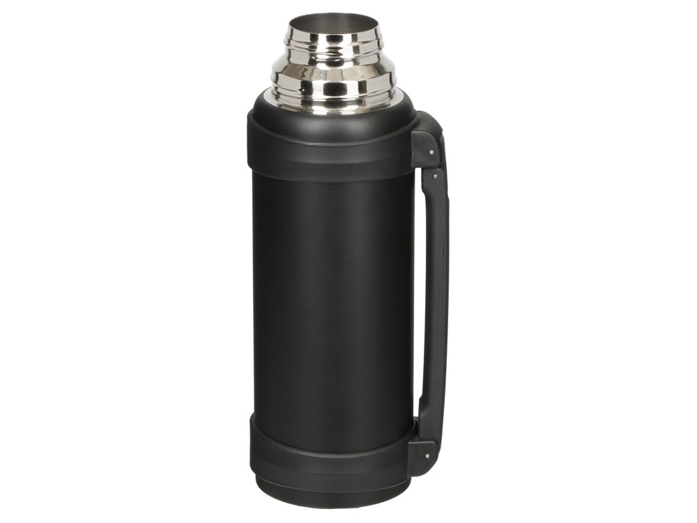 Вакуумный термос Hotwell с медной изоляцией и порошковой краской, 1.4л, черный-1