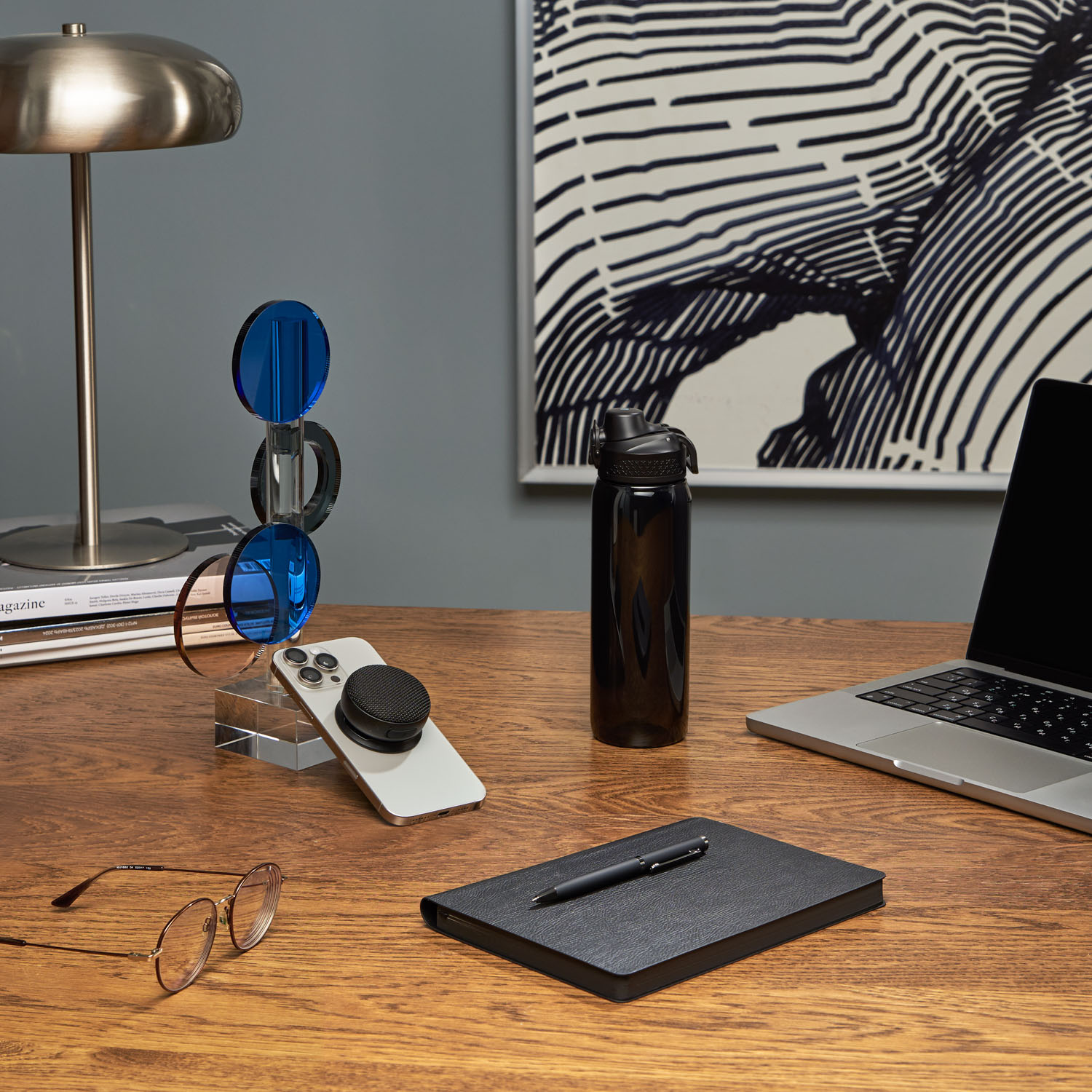 Бутылка для воды Nevada, черная-13