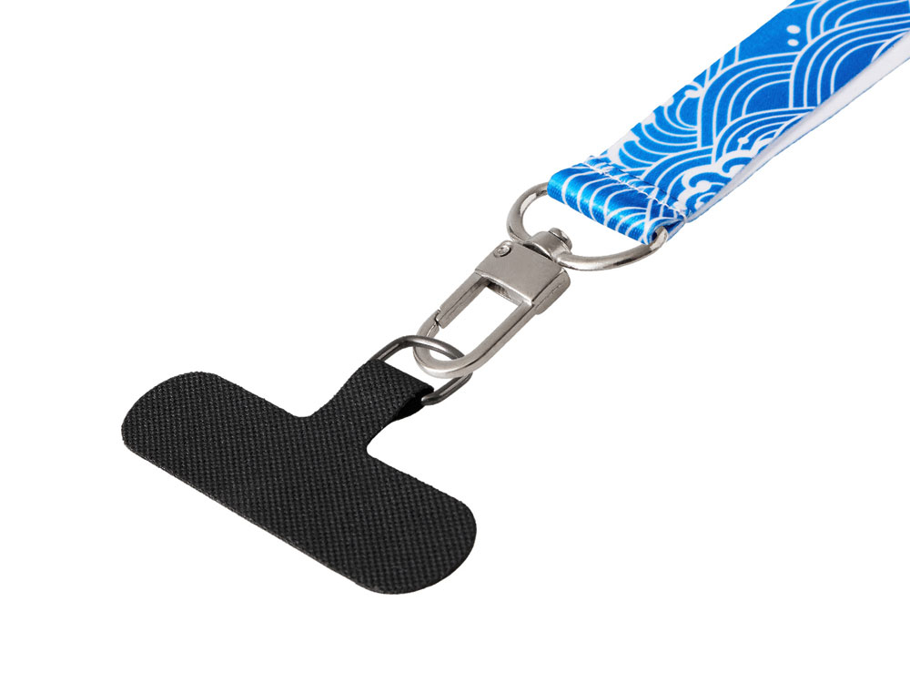 Ремувка под сублимацию с трендовым карабином и узким держателем для телефона из ПЭ-2