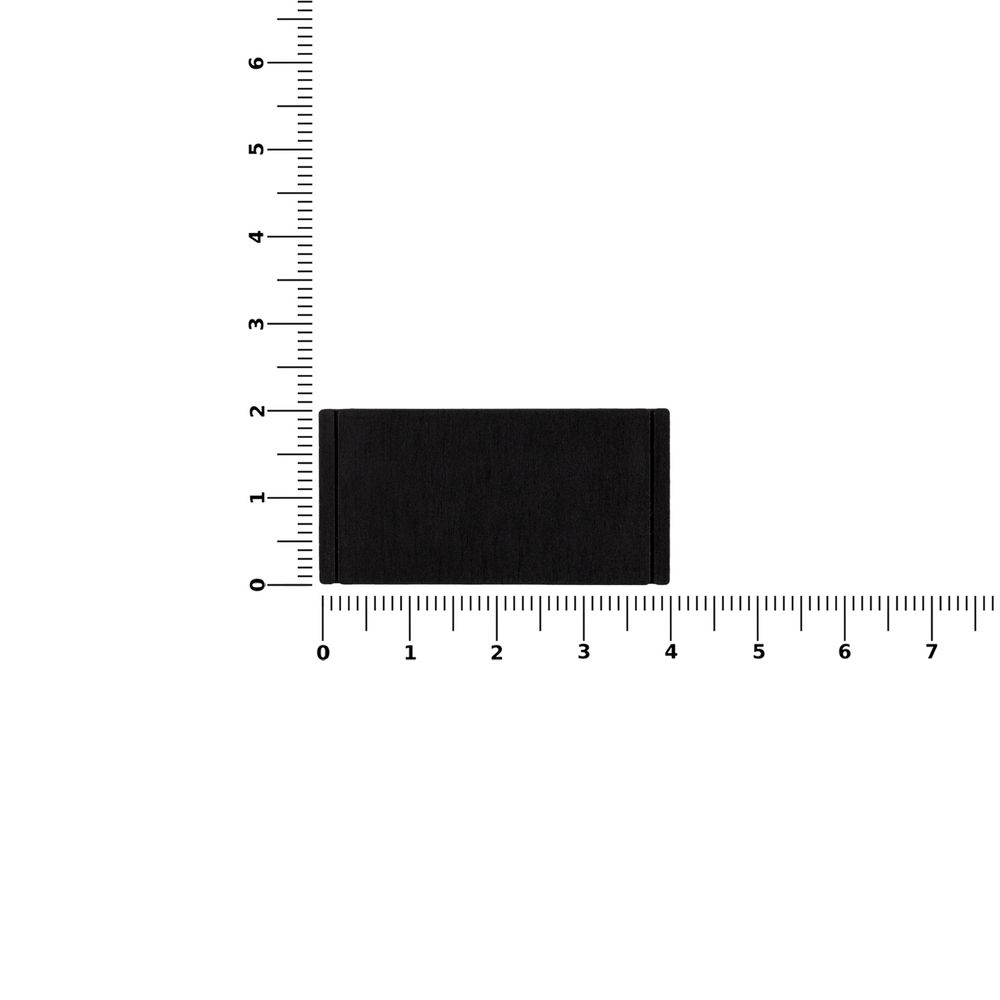 Лейбл из ПВХ Dzeta, XS, черный-1