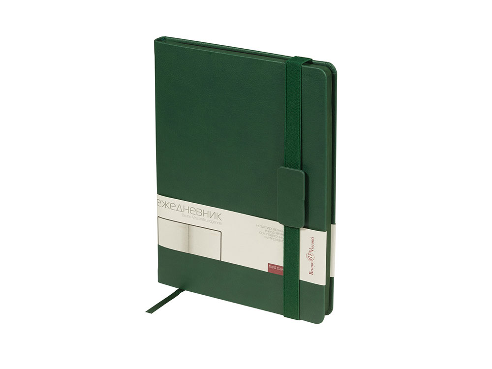 Ежедневник В5 недатированный Leggenda, зеленый-0
