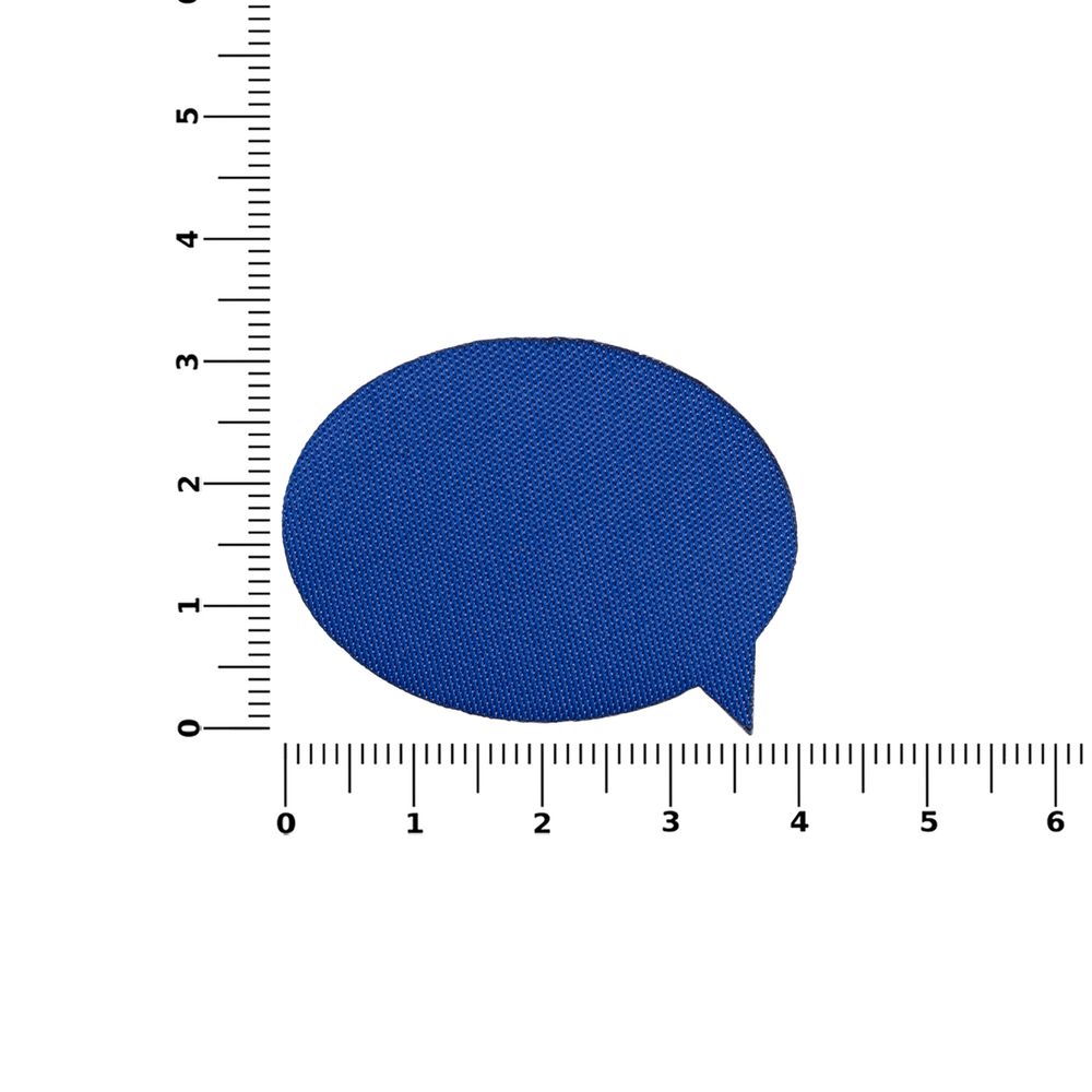 Наклейка тканевая Lunga Bubble, M, синяя-3