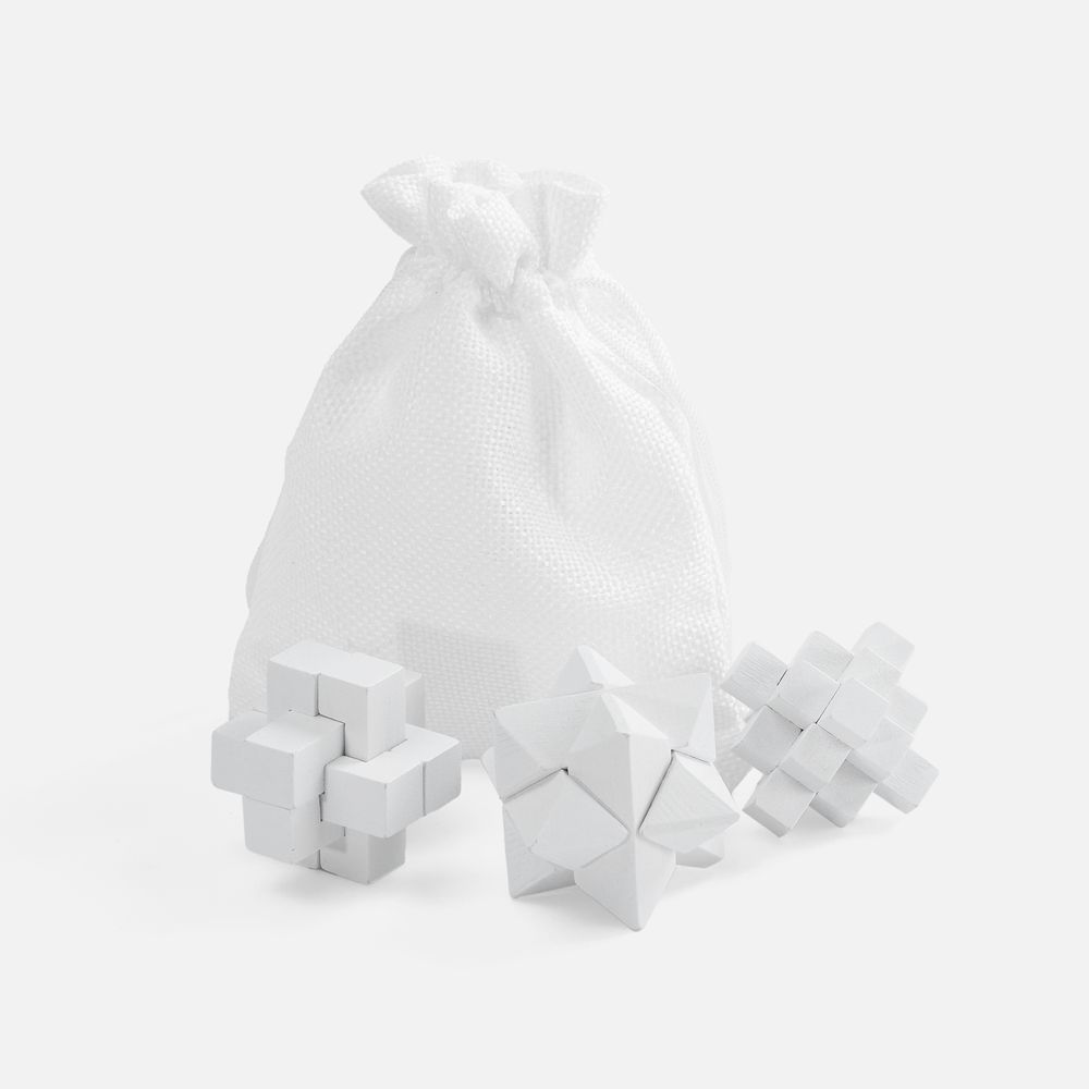 Набор из 3 головоломок Tickler Arcade, белый-0