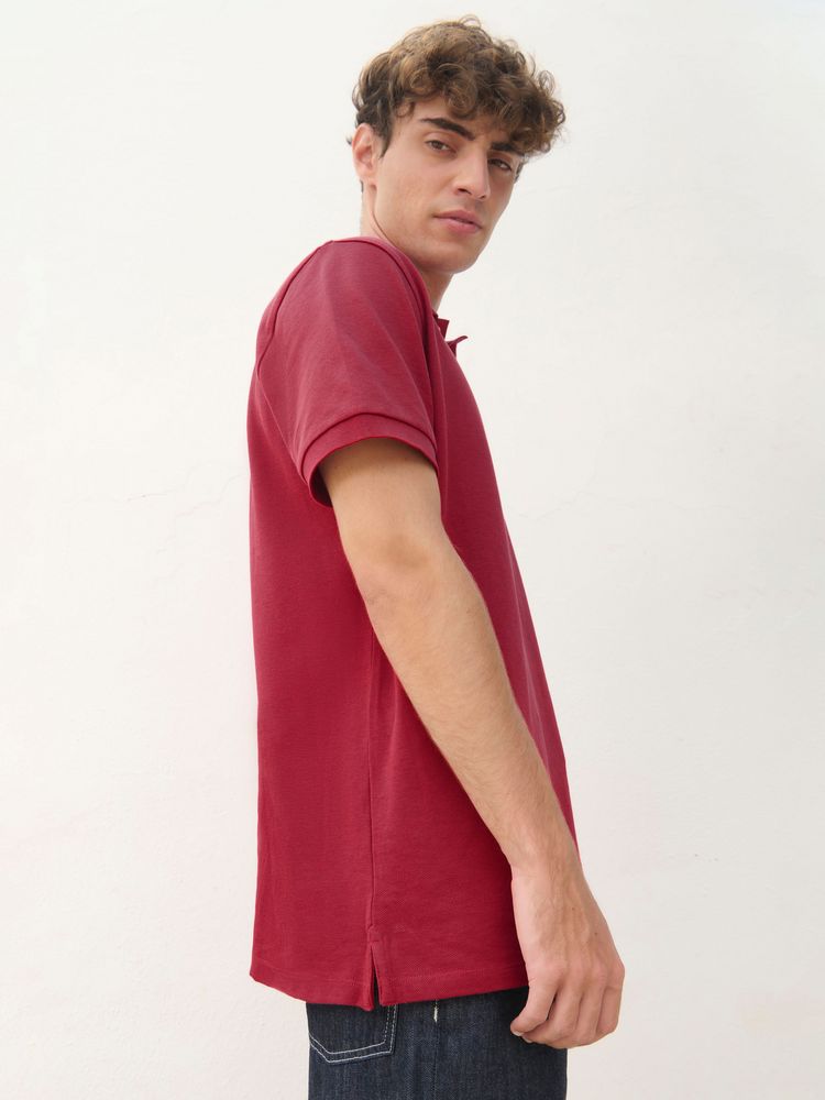 Рубашка поло унисекс Pacific, розовая (лососевая)-2