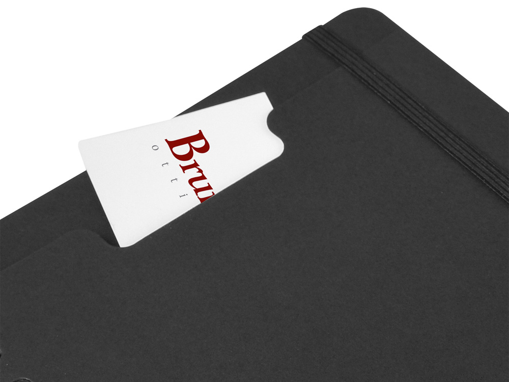 Ежедневник недатированный на гребне А5 Pragmatic, черный-2