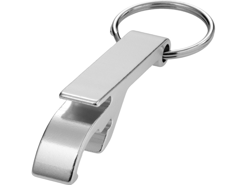 Брелок-открывалка Tao из переработанного алюминия - Серебристый-0