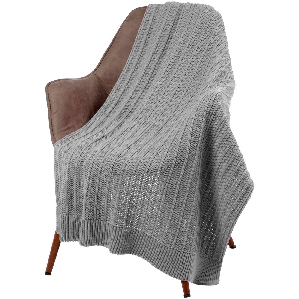 Плед Termoment, светло-серый-2