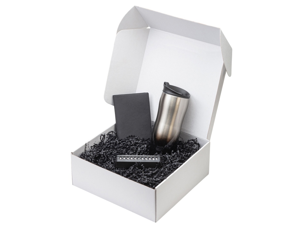 Подарочный набор  Vice с термокружкой, парковочной визиткой и обложкой для документов-1