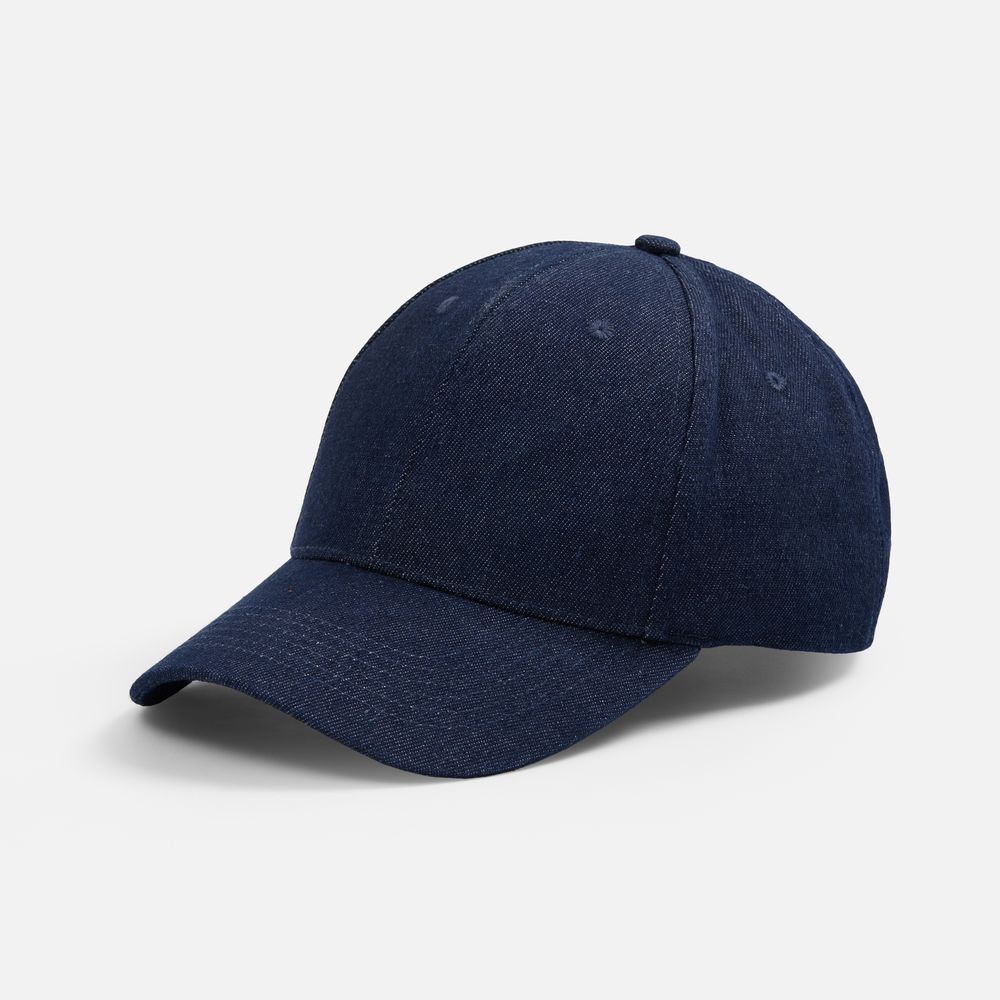 Бейсболка Denimate, темно-синяя-0