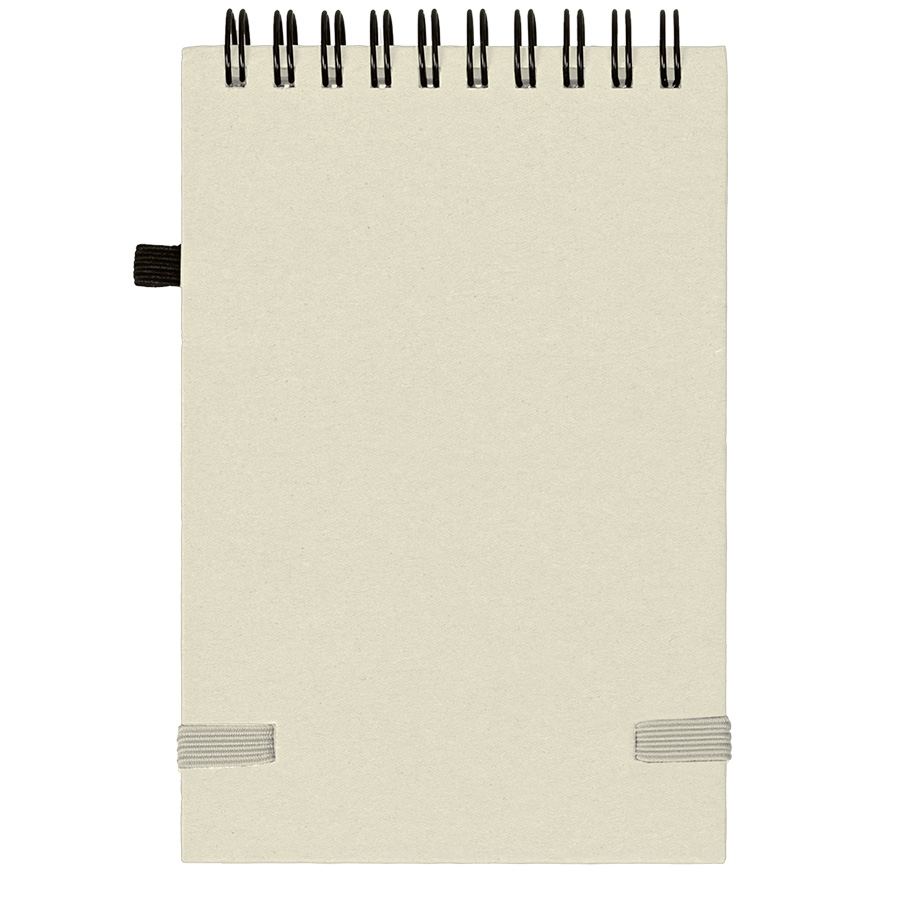 Блокнот на спирали MEMO, размер 95х145 мм, бежевый, блок в клетку, бежевый-2