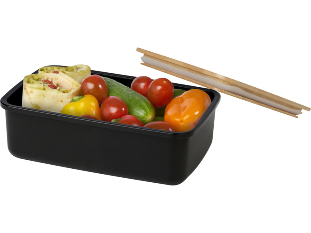 Mangi ланч-бокс на 500 мл - сплошной черный-2