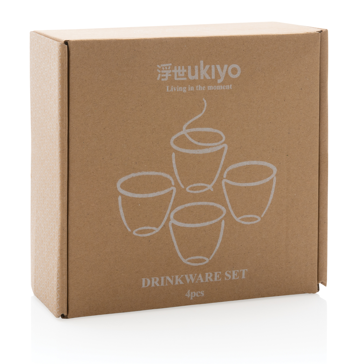 Набор керамических чашек Ukiyo, 4 предмета-5