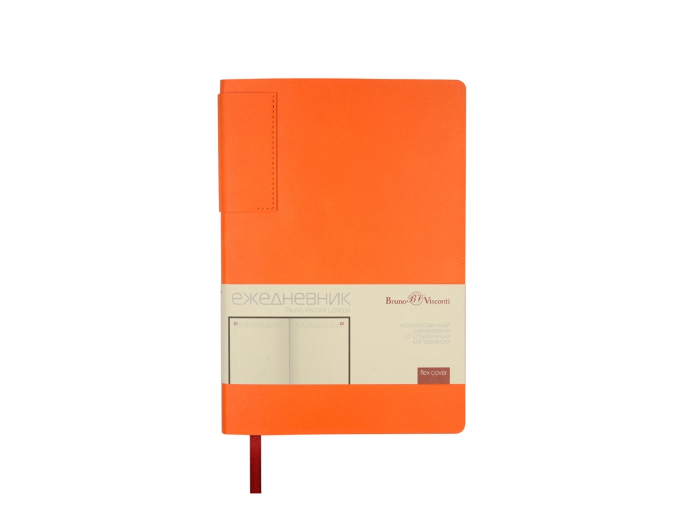 Ежедневник недатированный  А5 LONDON оранжевый-2