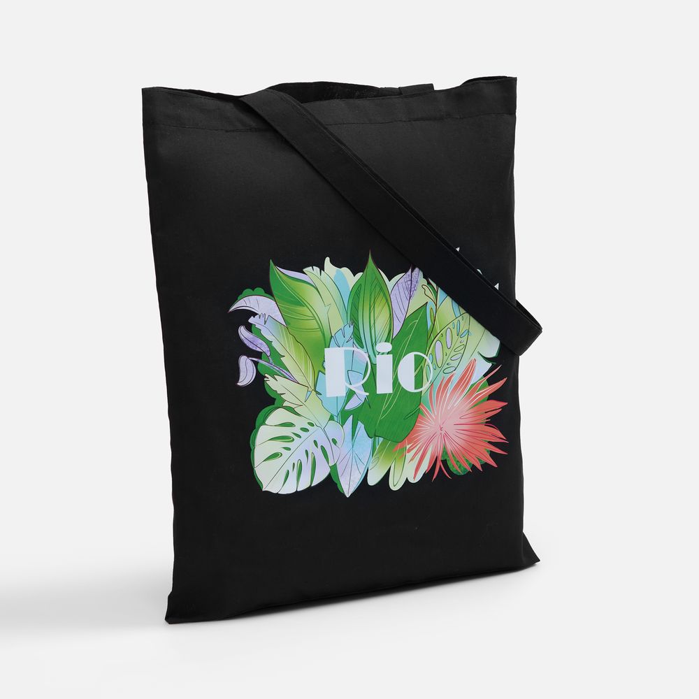 Холщовая сумка Neat 140, черная-6