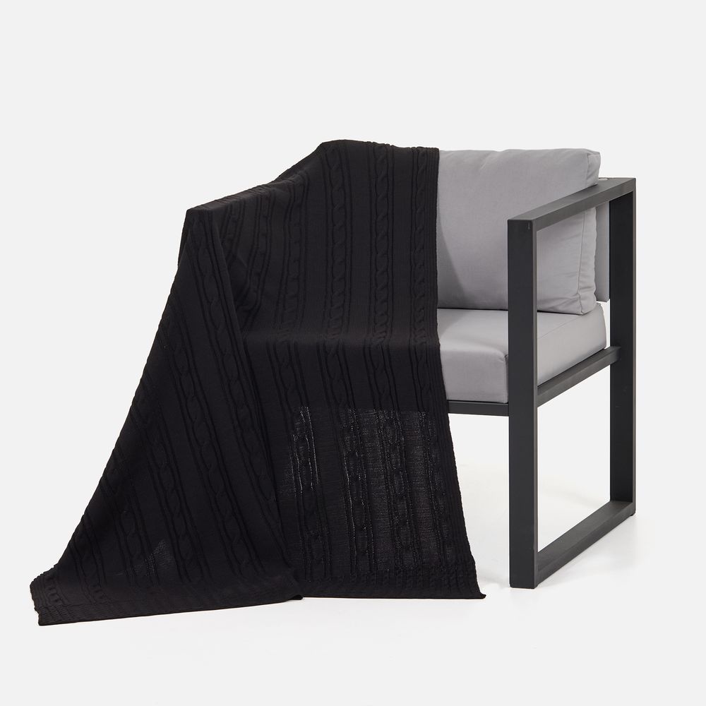 Плед Remitti, черный-1