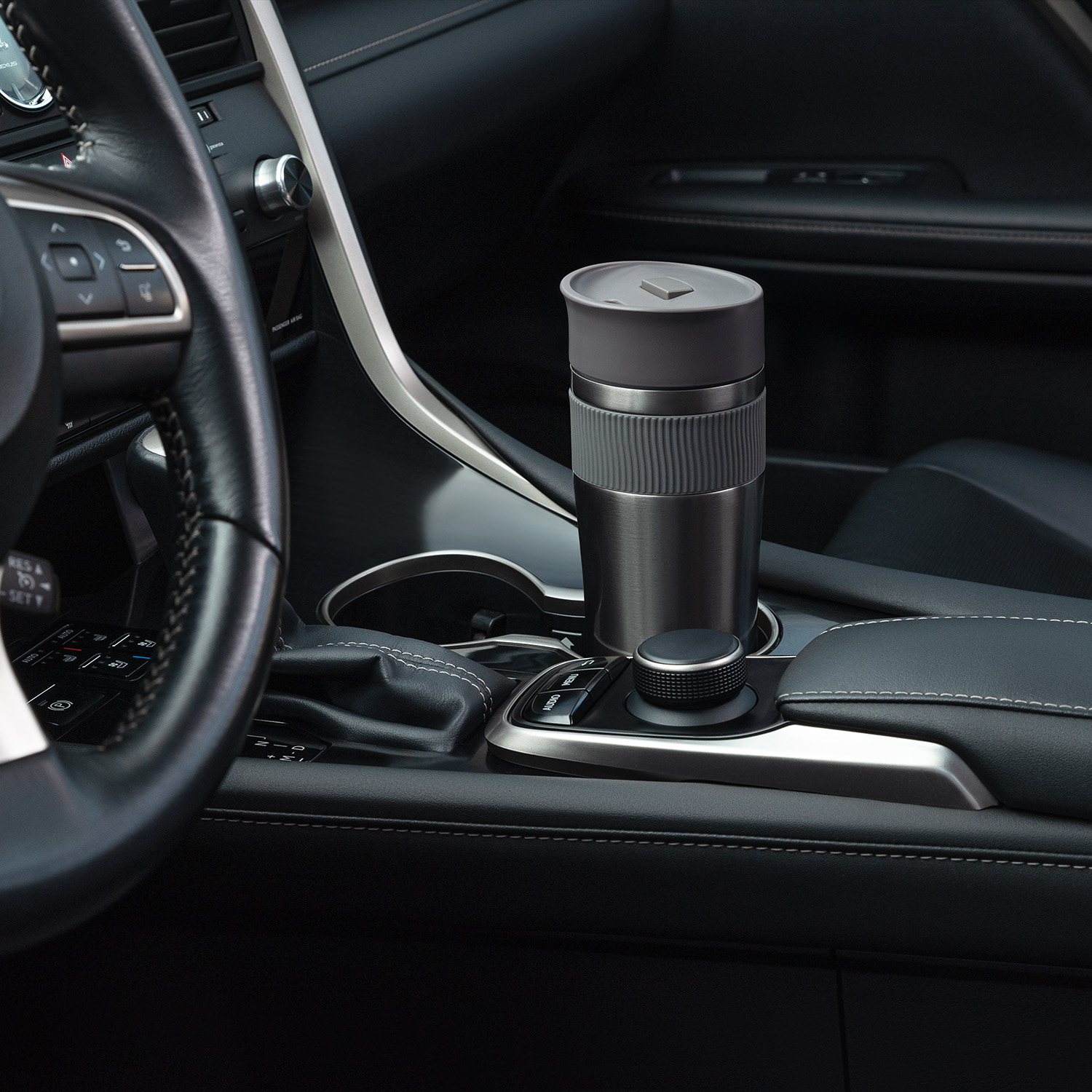 Термокружка вакуумная Polo, серая-6