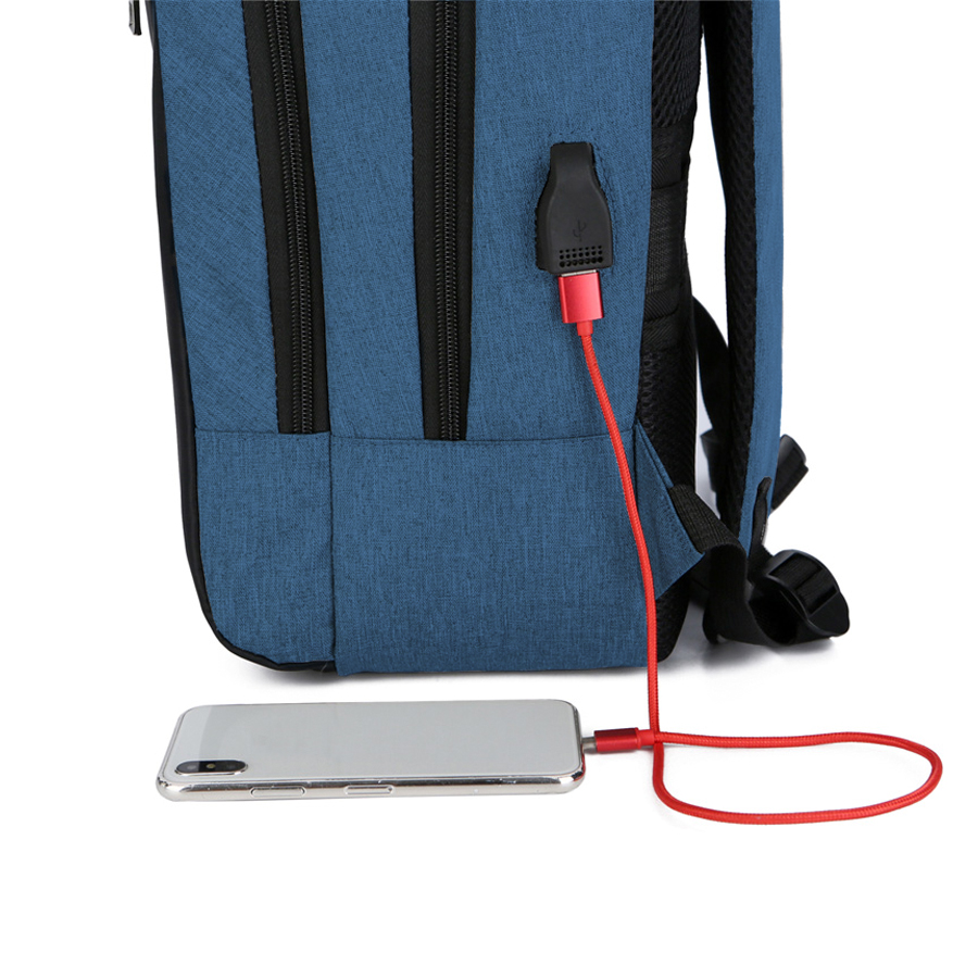 Рюкзак Madma, (с кодовым замком), синий-4