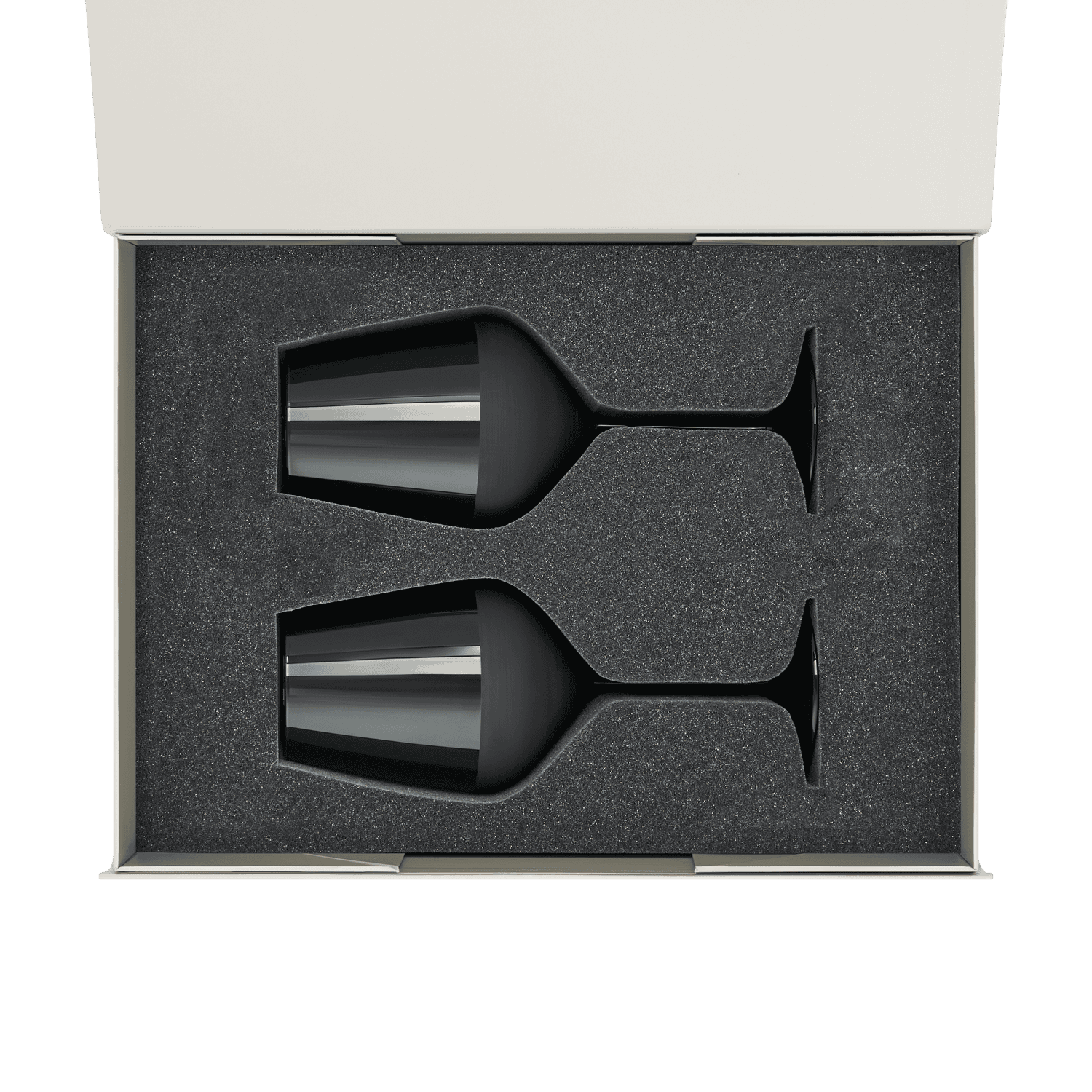 Подарочный набор 2 бокала для вина Эмеральд (Emerald) в серой коробке-1