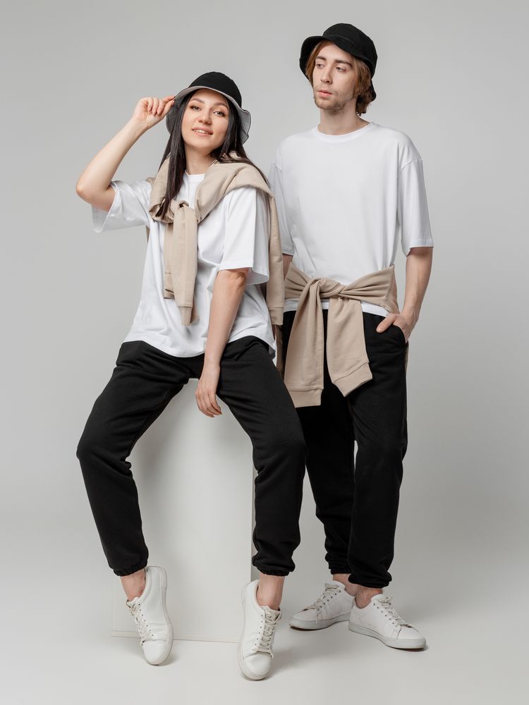 Футболка унисекс оверсайз Street Vibes, молочно-белая-6