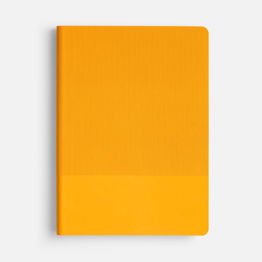 Ежедневник Vale New, недатированный, желтый-1